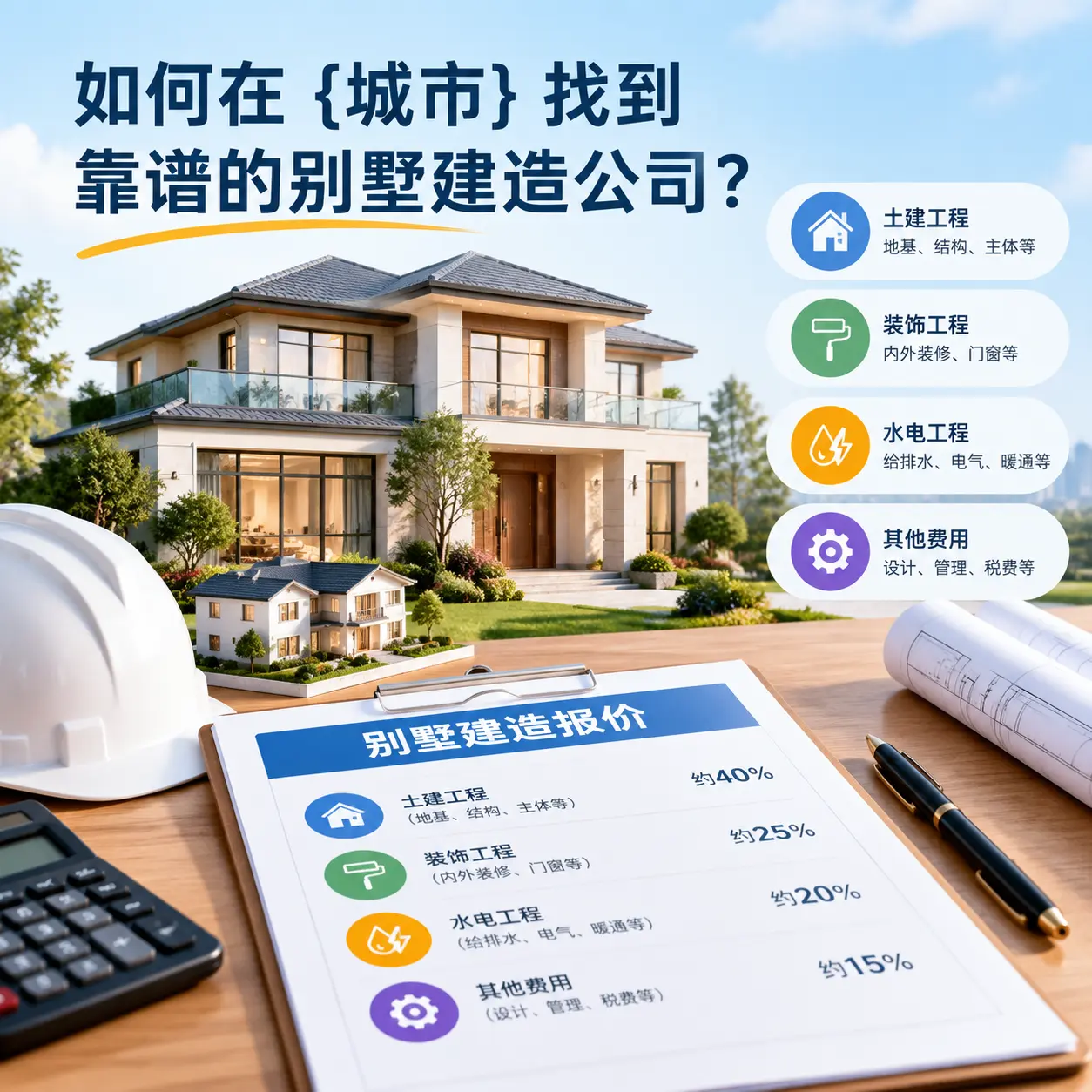 如何在 从江 找到靠谱的别墅建造公司？