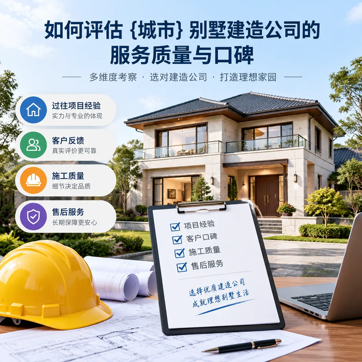 如何评估 从江 别墅建造公司的服务质量与口碑