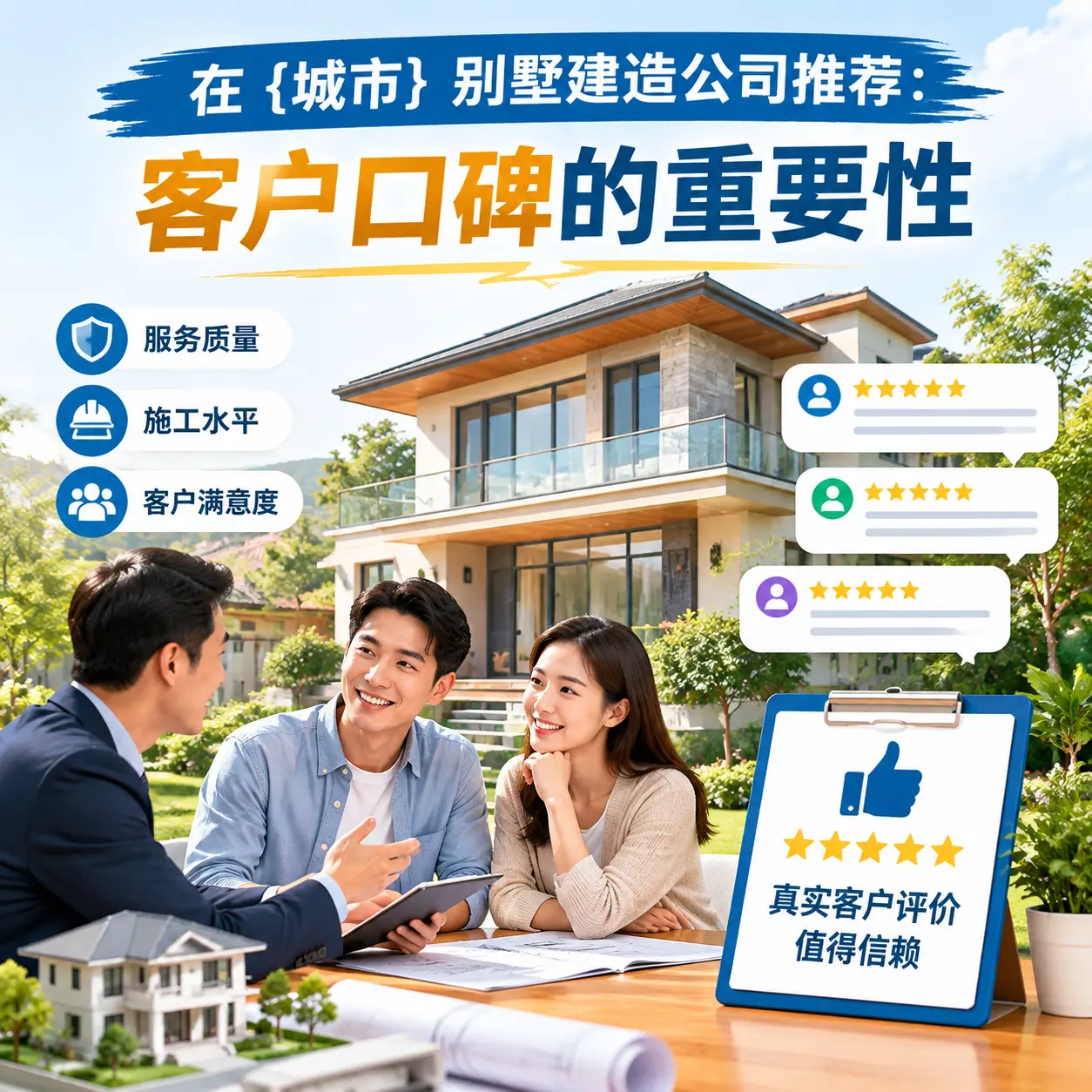 在 从江 别墅建造公司推荐:客户口碑的重要性
