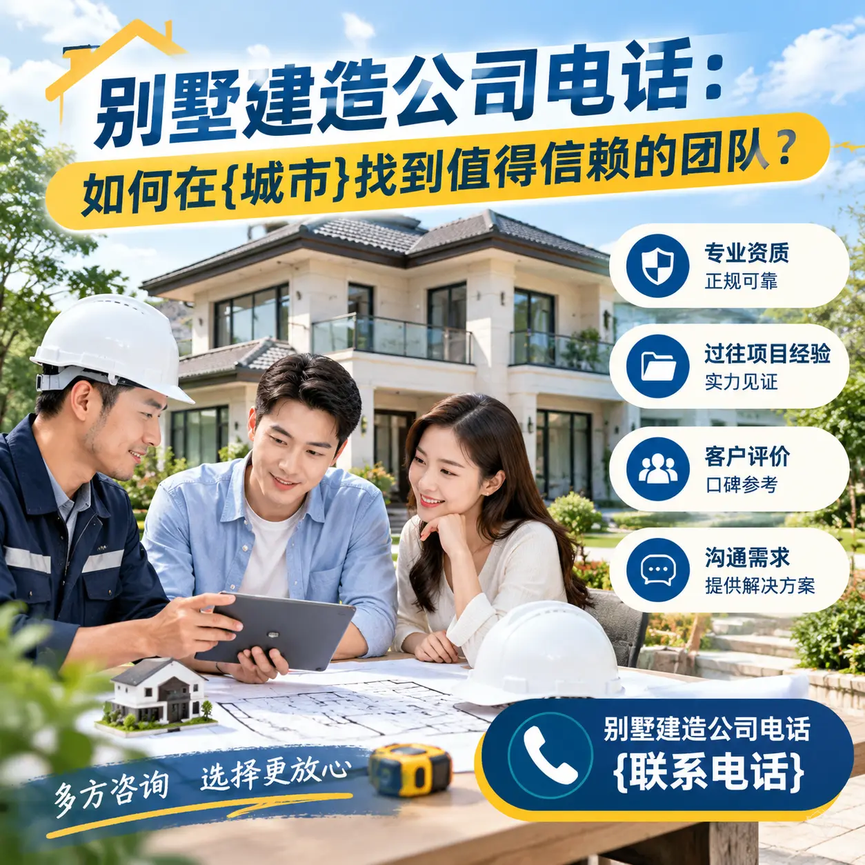 别墅建造公司电话：如何在从江找到值得信赖的团队？