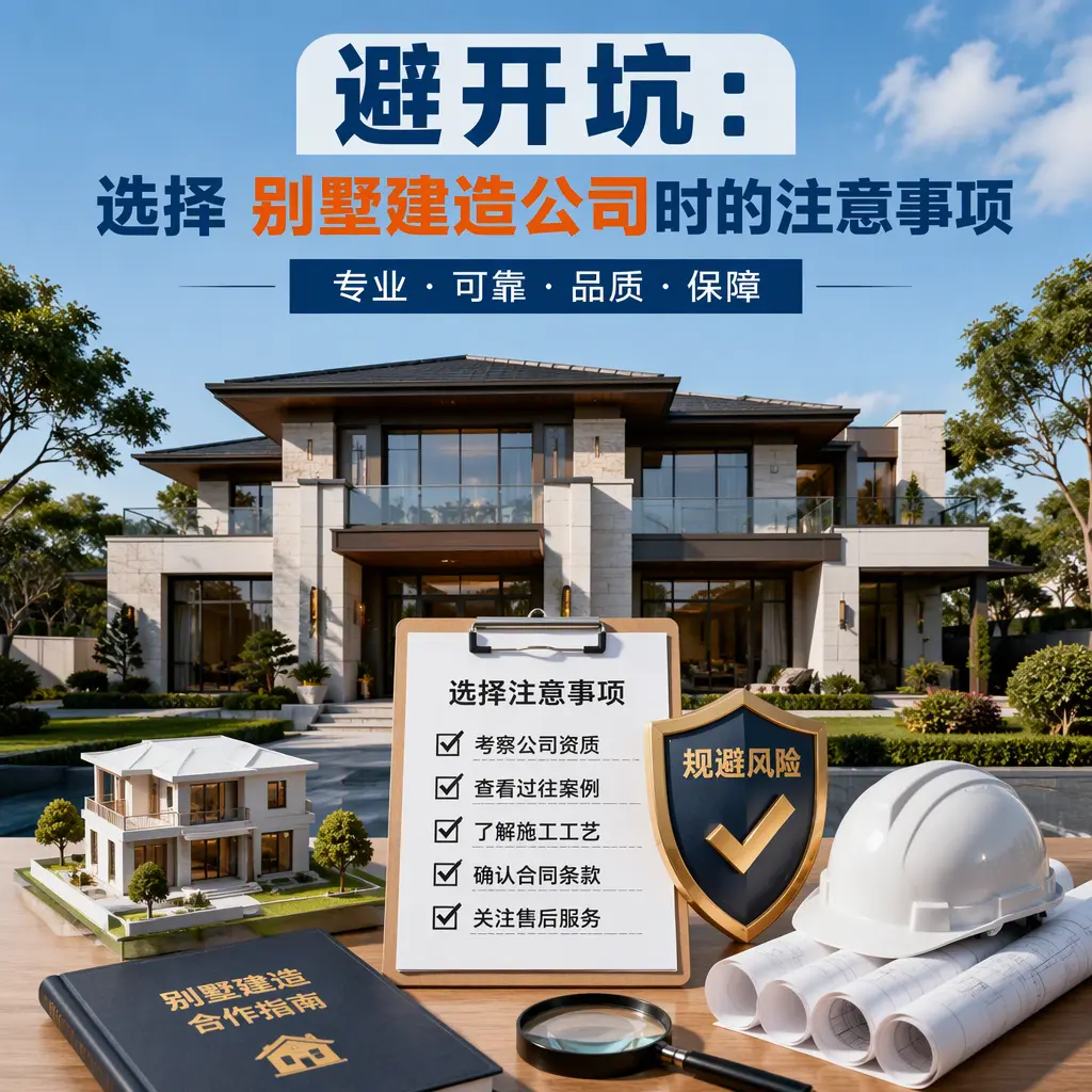 避开坑：选择 从江 别墅建造公司时的注意事项