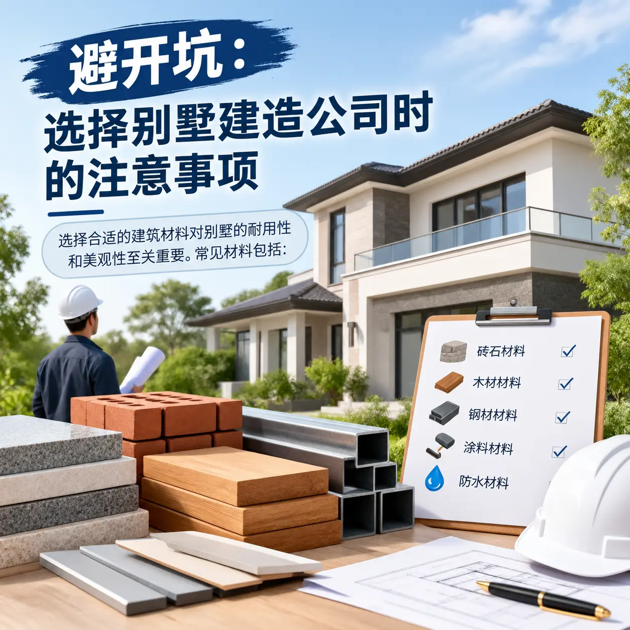 避开坑：选择 从江 别墅建造公司时的注意事项