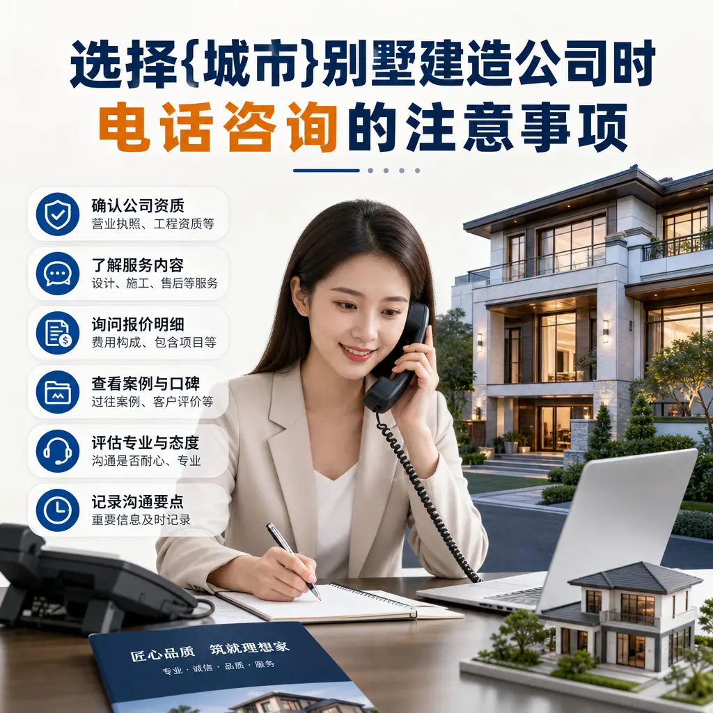 选择从江别墅建造公司时,电话咨询的注意事项