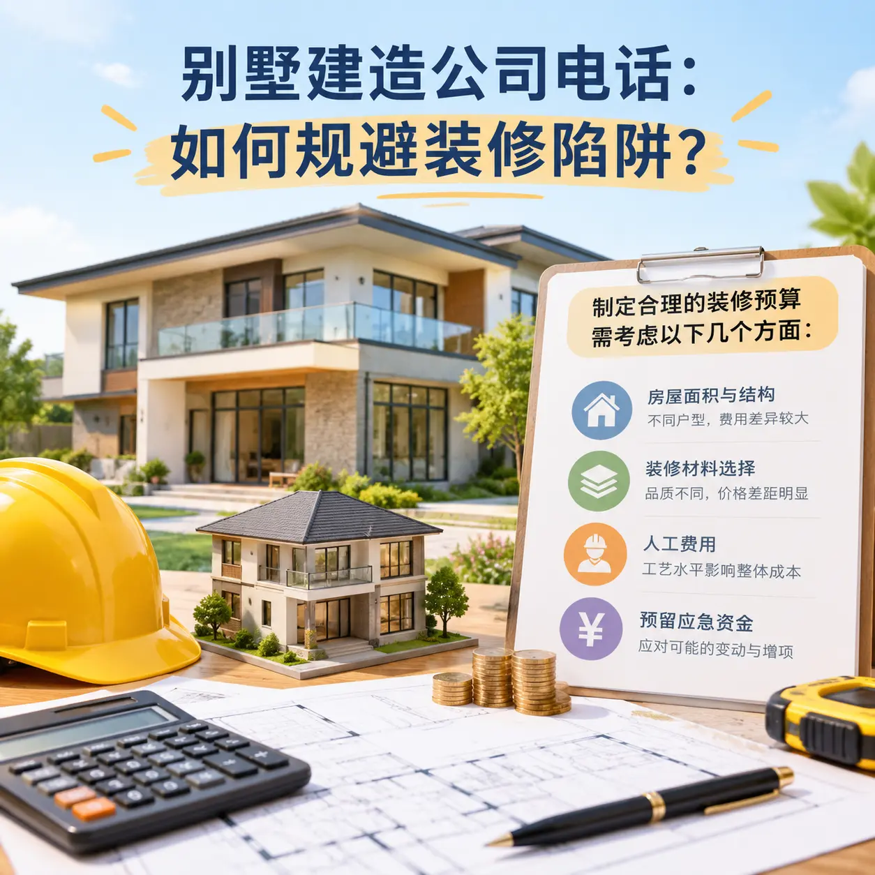 别墅建造公司电话：如何规避装修陷阱？