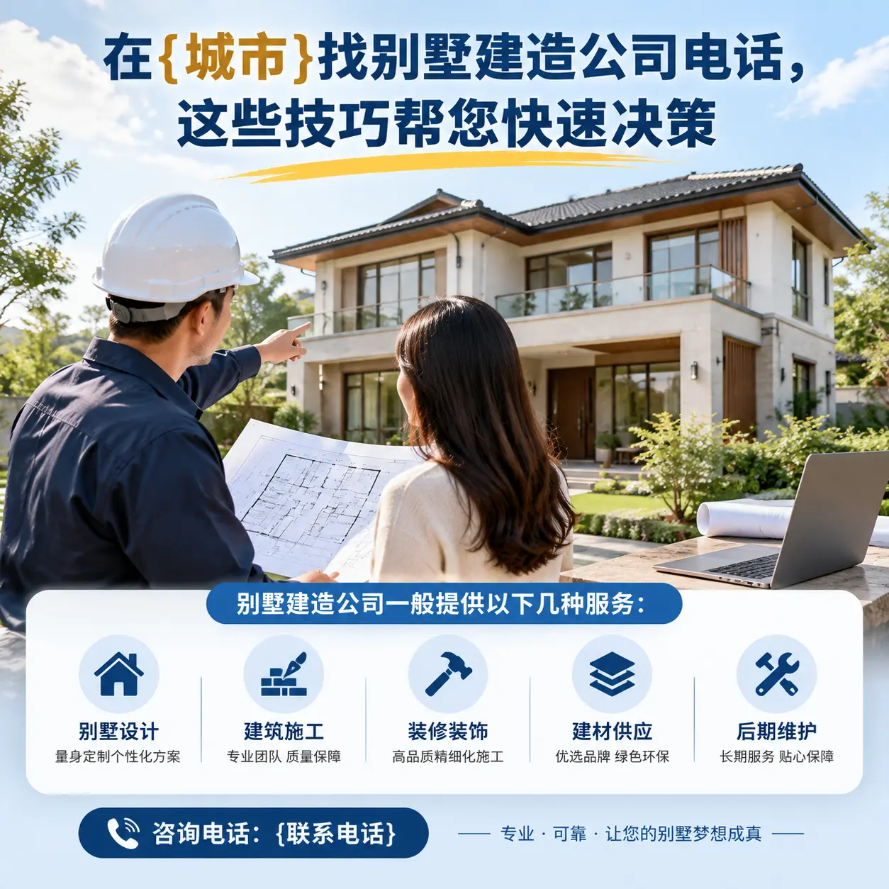 在从江找别墅建造公司电话,这些技巧帮您快速决策