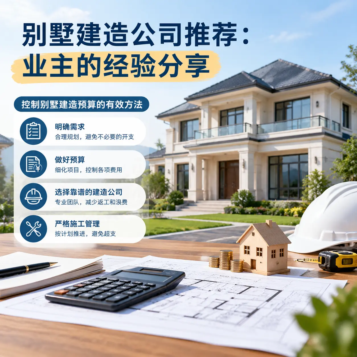 别墅建造公司推荐: 从江 业主的经验分享