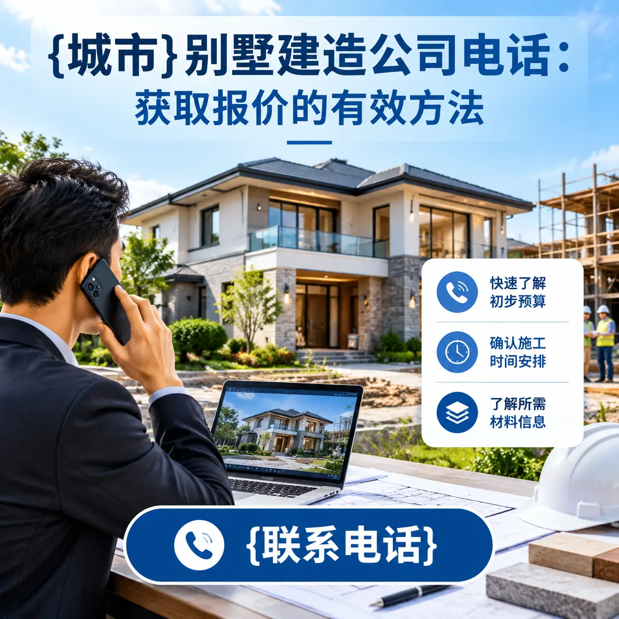 从江别墅建造公司电话:获取报价的有效方法