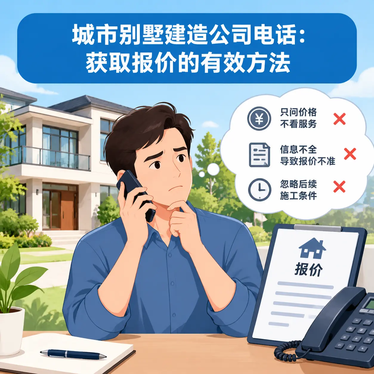 从江别墅建造公司电话:获取报价的有效方法