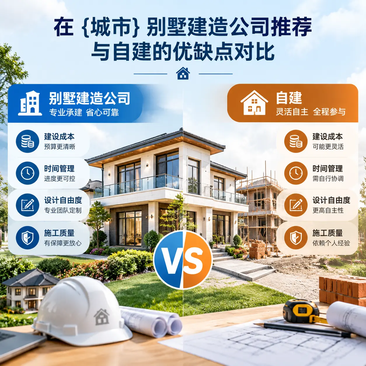 在 从江 别墅建造公司推荐与自建的优缺点对比